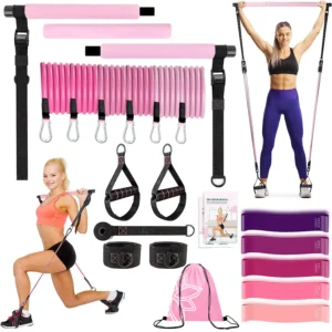Pilates Bar Kit with Resistance Bands
